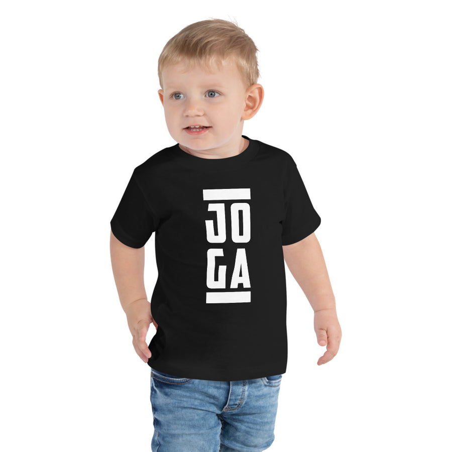 Joga Champion Toddler Black Short Sleeve Tee - Clube Joga