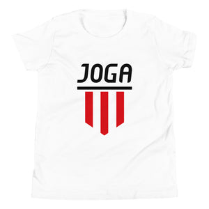 Joga Essential Youth Short Sleeve T-Shirt White - Clube Joga